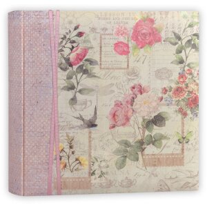 ZEP Fotoalbum Ophelia Vintage Blumen 24x24 cm 40 Seiten oder 32x32 cm 100 Seiten