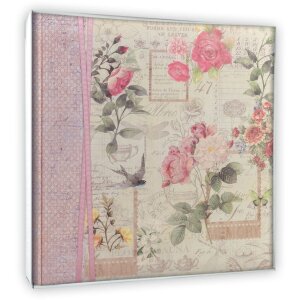 ZEP Fotoalbum Ophelia Vintage Blumen 24x24 cm 40 Seiten oder 32x32 cm 100 Seiten