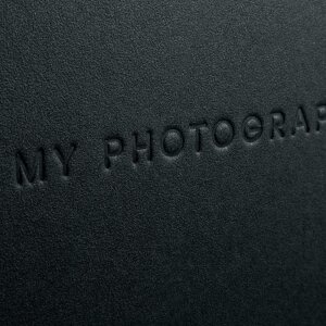 ZEP Fotoalbum Luis 24x24 cm Buchalbum 3 Farben 40 weiße Seiten Papiereinband