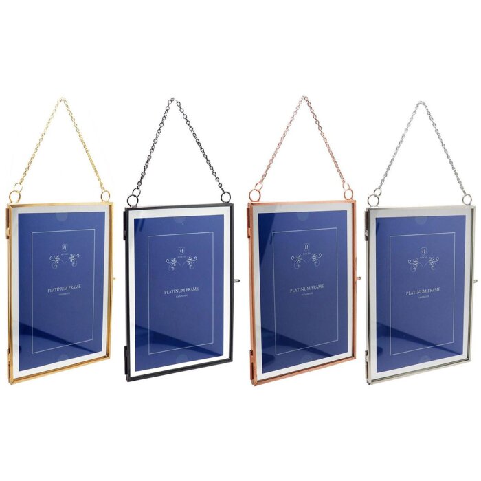 Henzo Metallrahmen Vintage 2 Fotos 10x15 bis 15x20 cm Kupfer