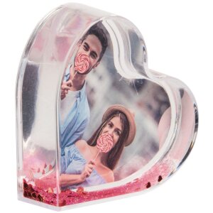 Hama Acryl-Rahmen Heart 9,4x7,6 cm Herzform mit...