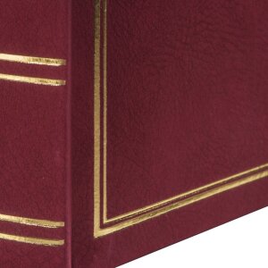 Фотоальбом Hama Лондон красный 34x35 см 80 белых страниц