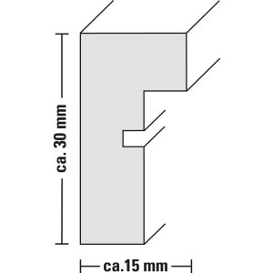 Hama Holzrahmen Kopenhagen 20x30 cm schwarz