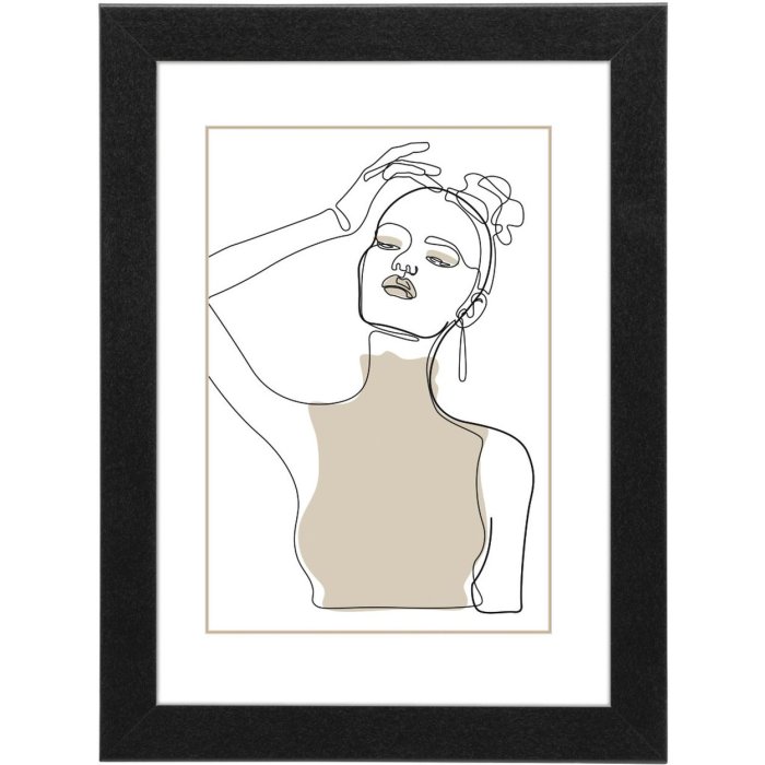 Hama Holzrahmen Kopenhagen 40x50 cm schwarz