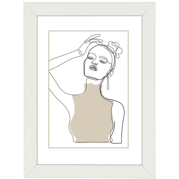 Hama Holzrahmen Kopenhagen 50x70 cm weiß