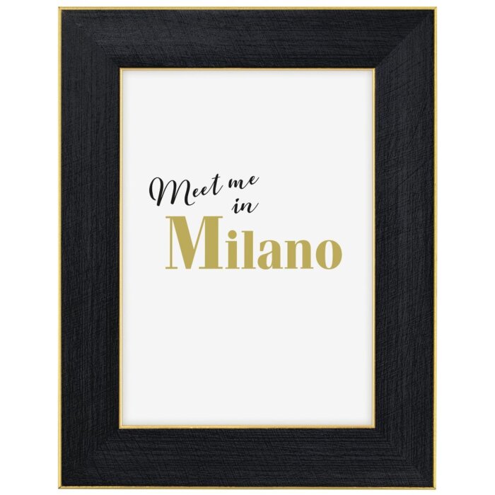 Hama Fotorahmen Milano 10x15 cm und 13x18 cm schwarz