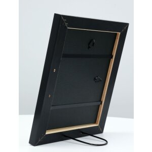 Deknudt Holzrahmen S45YD silber bronze Antireflexglas