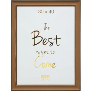 Deknudt Bilderrahmen S46XF Kunststoff mit schwarzer Kante 10x15 cm bis 30x40 cm