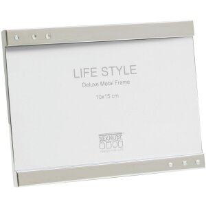 Deknudt S57MK1 Fotorahmen silber mit Schmucksteinen
