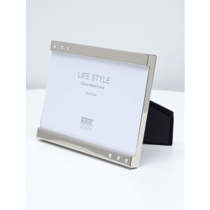 Deknudt S57MK1 Fotorahmen silber mit Schmucksteinen