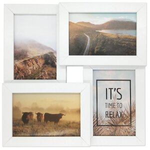 Фотогалерея Pure Barry 4 фото 10x15 см белый