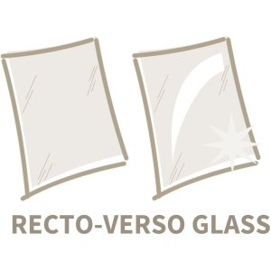 Deknudt Bilderrahmen Glas 60x80 cm Premiumglas