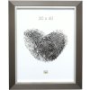 Deknudt Kunststoffrahmen S41N silber 30x40 cm Premiumglas