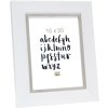 Deknudt Kunststoffrahmen S41N weiß 13x18 cm Premiumglas
