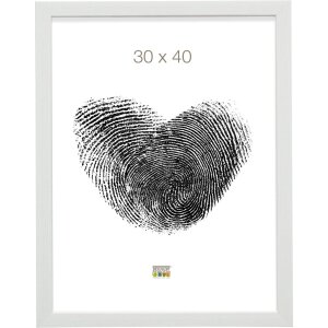 Пластиковая рамка S41VF1 белая 15x20 см антибликовое стекло