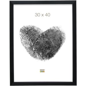 Deknudt Kunststoffrahmen S41VH2 schwarz 15x20 cm Antireflexglas