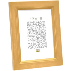 Deknudt Holzrahmen S42L gold 40x50 cm Premiumglas
