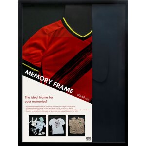Deknudt Trikot-Bilderrahmen 60x80 cm schwarz T-Shirt Rahmen