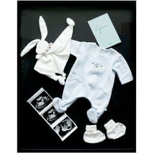 Deknudt Trikot-Bilderrahmen 60x80 cm schwarz T-Shirt Rahmen