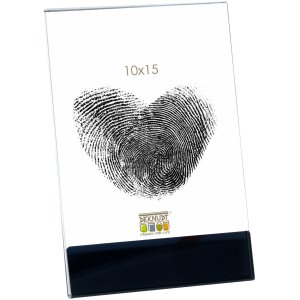 Deknudt Fotohalter S58SG schwarz 10x15 cm