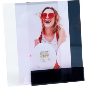 Deknudt Fotohalter S58SG schwarz 10x15 cm