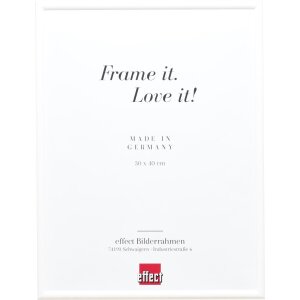 Эффектная рама из массива дерева профиль 20 белый 10х10...