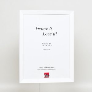 Эффектная деревянная рама Top N белая 10x10 см музейное стекло