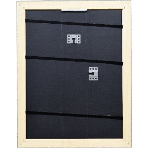 Эффектная деревянная рамка профиль 94 золото 10х10 см антибликовое стекло