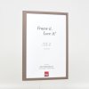 Effect Holzrahmen Profil 35 braun 10,5x14,8 cm Normalglas