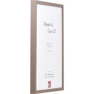 Эффектная деревянная рамка профиль 35 коричневый 10,5x14,8 см акриловое стекло