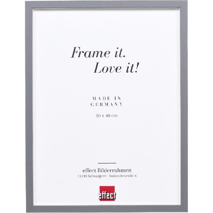 Эффектная деревянная рама профиль 35 антрацит 10,5x14,8 см обычное стекло + разделитель