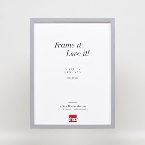 Effect Holzrahmen Profil 35 hellgrau 13x13 cm mit Normalglas