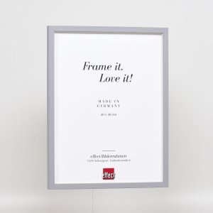 Effect Holzrahmen Profil 35 hellgrau 13x13 cm mit Normalglas