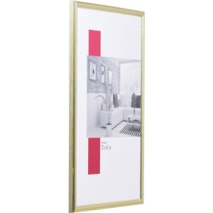 Эффектная рамка из массива дерева профиль 20 серебро 13x18 см антибликовое стекло