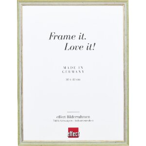 Effect Massiv-Holzrahmen Profil 25 grün 13x18 cm mit...