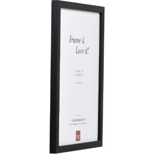Эффектная деревянная рамка профиль 33 черный 14,8x21 см антибликовое стекло