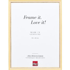 Effect Massiv-Holzrahmen Profil 25 gelb 14,8x21 cm mit...