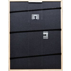 Effect Holzrahmen Profil 23 rot 15x20 cm mit Antireflexglas