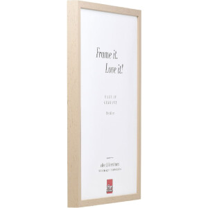 Эффектная деревянная рамка профиль 35 светло-коричневый 15x20 см акриловое стекло