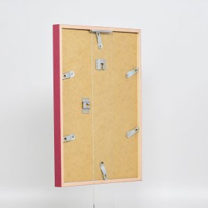 Effect Holzrahmen Profil 35 rot 15x20 cm mit Normalglas und Abstandshalter