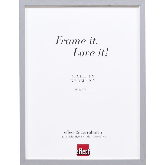 Effect Holzrahmen Profil 35 hellgrau 15x20 cm
