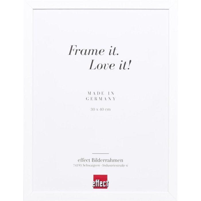 Деревянный каркас Top Cube 18x24 см белое обычное стекло