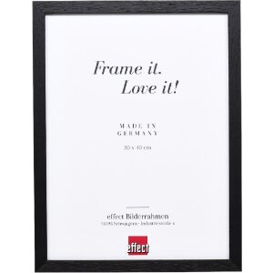 Эффектная деревянная рамка профиль 33 черный 18x24 см...