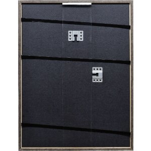 Эффектная деревянная рамка профиль 23 синий 18x24 см акриловое стекло