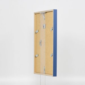 Effect Holzrahmen Profil 35 blau 18x24 cm mit Normalglas und Abstandshalter