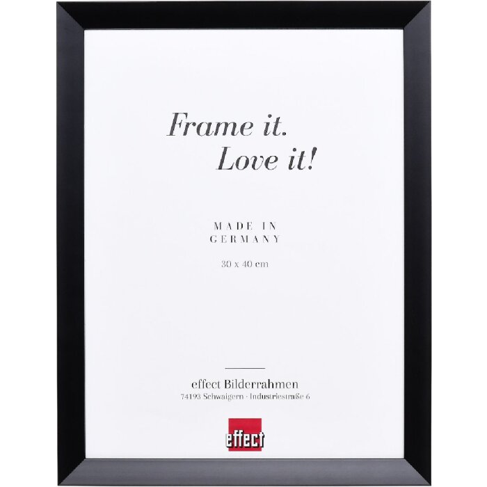 Эффектная деревянная рама Топ N черный 18x24 см акриловое стекло