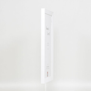 Эффектная деревянная рама Топ N белый 18x27 см антибликовое стекло