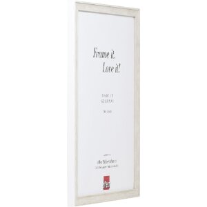 Effect Holzrahmen Profil 2070 Antireflexglas 18x27 cm weiß