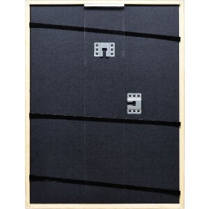 Эффектная рамка из массива дерева профиль 20 орех коричневый 18x32 см антибликовое стекло