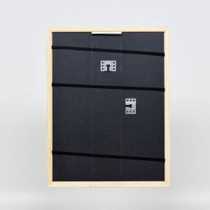 Effect Holzrahmen Profil 38 weiß 18x32 cm mit Antireflexglas